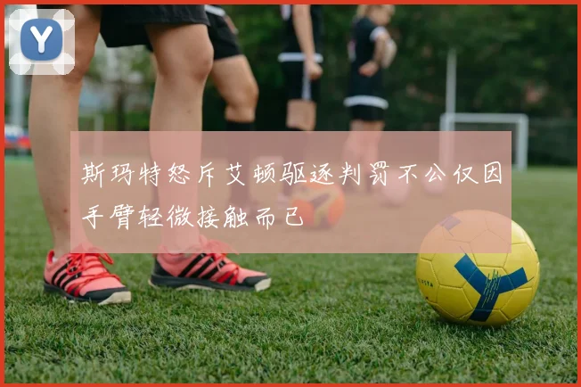 斯玛特怒斥艾顿驱逐判罚不公仅因手臂轻微接触而已